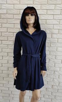 Халат жіночий Maison D'or Coretta Navy S