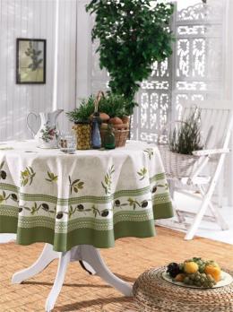 Скатертина Maison D'or 160Q Garden Olive Green