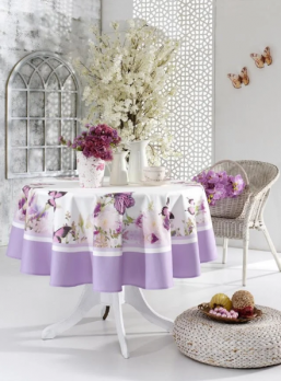 Скатерть Maison D'or 160Q Garden Butterfly Lila