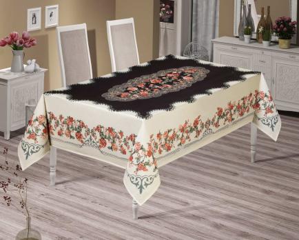 Скатерть "Print" Sagol 160х220 Black Rose