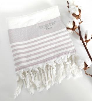 Полотенце Maison D'or Primavera 50x100 Lilac-White
