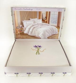 Постельное белье Maison D'or сатин 200х220 Lavander Embrodery Pink