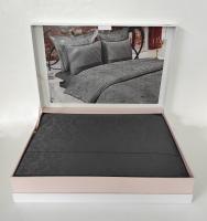 Постільна білизна Maison D'or сатин бамбук 200х220 Pearl Linens Antrasit