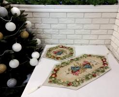 Набор новогодних дорожек 35х85 + 35х45 St-136