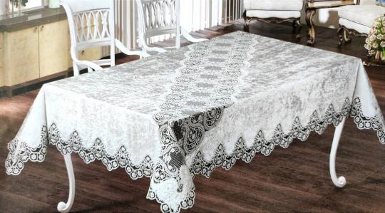 Скатерть Велюр Maison Royale 160x220 Victoria Grey