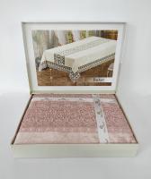 Скатерть Велюр Maison Royale 160x300 Buket Powder