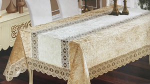Скатерть Велюр Maison Royale 160x400 Defne V2
