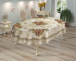 Скатерть Sagol новогодняя 140х180 ovale ST-161 Sari в коробке