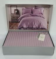 Постельное белье Maison D'or сатин страйп 200х220 Rails Lilac