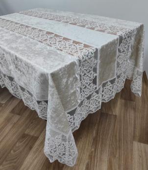 Скатерть Велюр Acme Tekstil 160x220 Charment Capiccino PVS