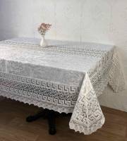 Скатерть Велюр Acme Tekstil 160x350 Vefa Krem PVS