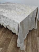 Скатерть Велюр Acme Tekstil 160x260 Dongu Capiccino PVS