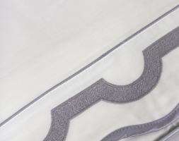 Постельное белье Maison D'or сатин страйп 200х220 La Reine Grey