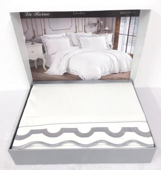 Постельное белье Maison D'or сатин страйп 200х220 La Reine Grey