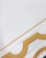 Постільна білизна Maison D'or сатин страйп 200х220 La Reine Yellow