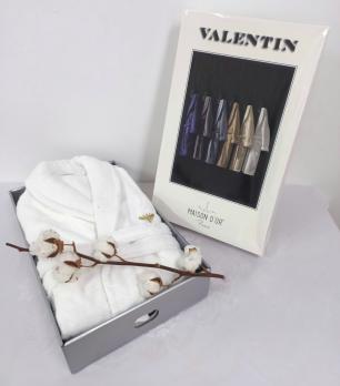 Халат чоловічий Maison D'or Valentin White S