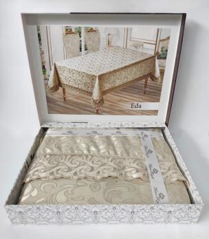 Скатерть Maison Royale 110x160 Eda Cappucino