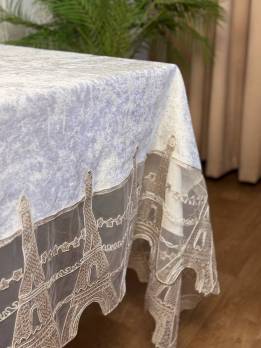 Скатерть Велюр Maison Royale 160x260 Mai Paris Cream