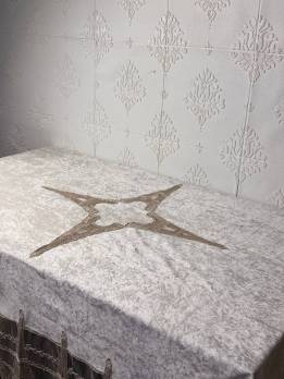 Скатерть Велюр Maison Royale 160x260 Mai Paris Cream
