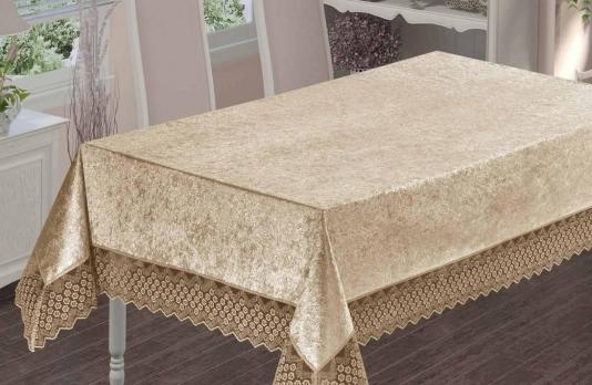 Скатерть Велюр Maison Royale 160x400 Nazende Cappucino