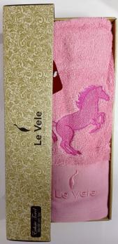 Полотенце Le Vele 50x100 Horse Pink