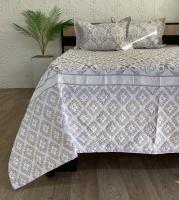 Покрывало Moda Box 240x260 с наволочками Favori Kahve