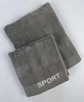 Набор полотенец 2 шт Sport Серый