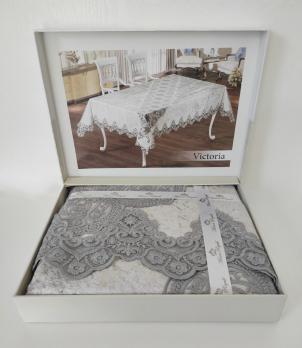 Скатертина Велюр Maison Royale 160x260 Victoria Grey