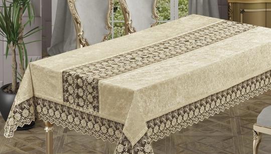 Скатерть Велюр Maison Royale 110x160 Buket Cappucino