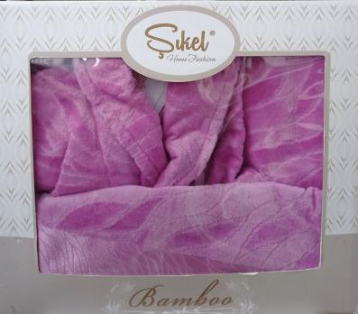Халат-набор Sikel Bamboo Pink женский