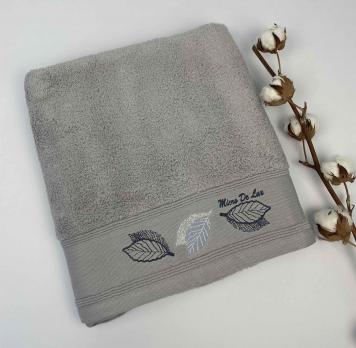 Рушник 70x140 Micro Cotton De Lux Ліловий
