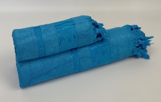 Набір бамбукових рушників Cottonize 2шт cod306 Блакитний