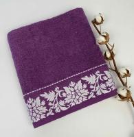 Полотенце Cottonize 70х140 cod105 Фиолетовый