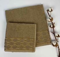 Набор полотенец Cottonize 2 шт cod145 Коричневый