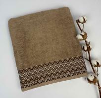 Рушник Cottonize 70х140 cod106 Світло-коричневий