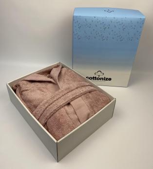Халат Cottonize cod712 Розовый L-XL в коробке