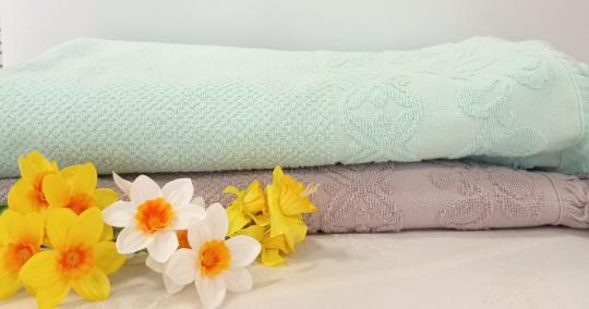 Полотенце Ayipek 90x150 Lilak veya Mavi