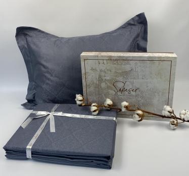 Постельное белье Saheser Jacquard Vip Satin 200X220 Harley Gri