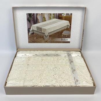 Скатерть Велюр Maison Royale 110x160 Buket Cream