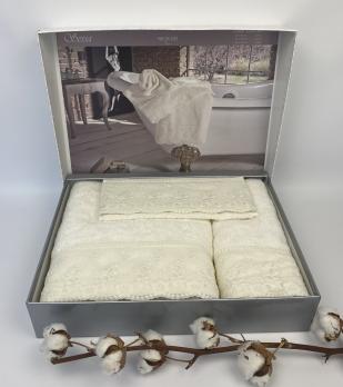 Рушники Maison D'or 3шт Sessa Ecru