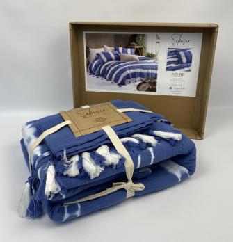 Покрывало Saheser Naturel 220x240 Azure Blue