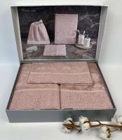 Полотенца Maison D'or 3шт Roesia Este Rose