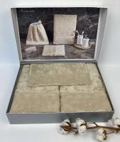 Полотенца Maison D'or 3шт Roesia Este Beige