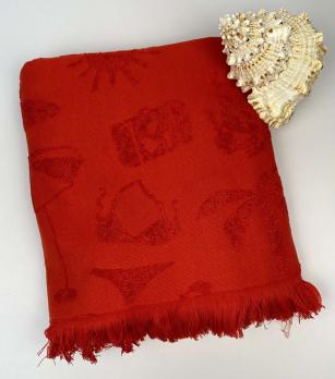 Пляжное полотенце Maison D'or Miami 100x200 Red