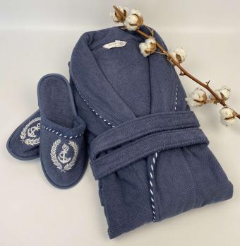 Халат мужской Maison D'or Michel Sailing Blue M