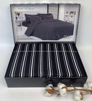 Постільна білизна Maison D'or сатин 200х220 Antik Nil Linens Antrasit