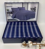 Постільна білизна Maison D'or сатин 200х220 Antik Nil Linens Navy