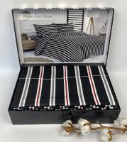 Постільна білизна Maison D'or сатин 200х220 Revan Loire Linens Antrasit