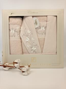 Халат-набор Pupilla Collection Cotton Powder женский