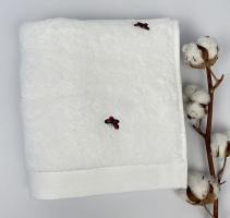 Полотенце Maison D'or Butterflies 50x100 White/Red